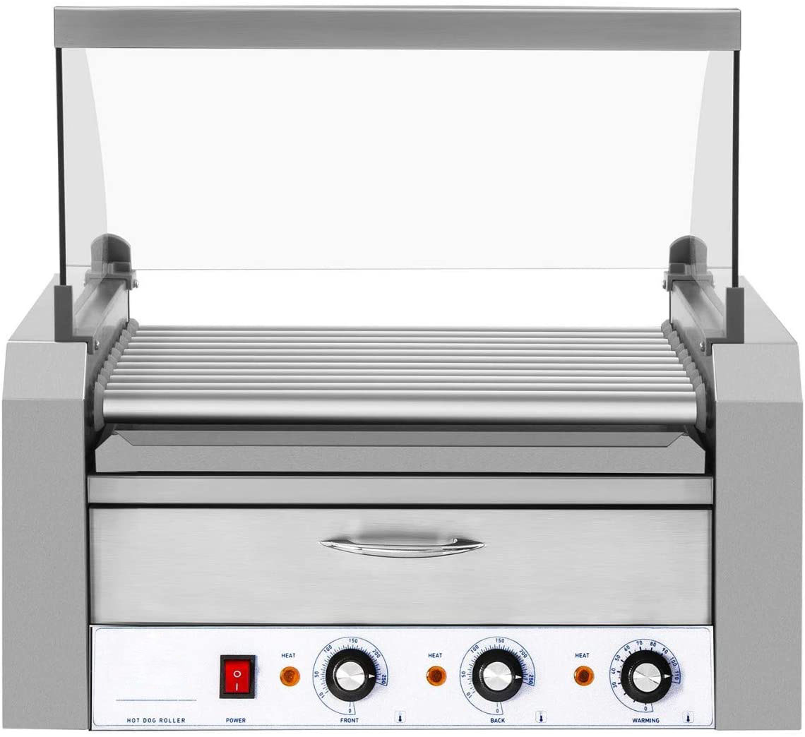 Hot dog roller machine