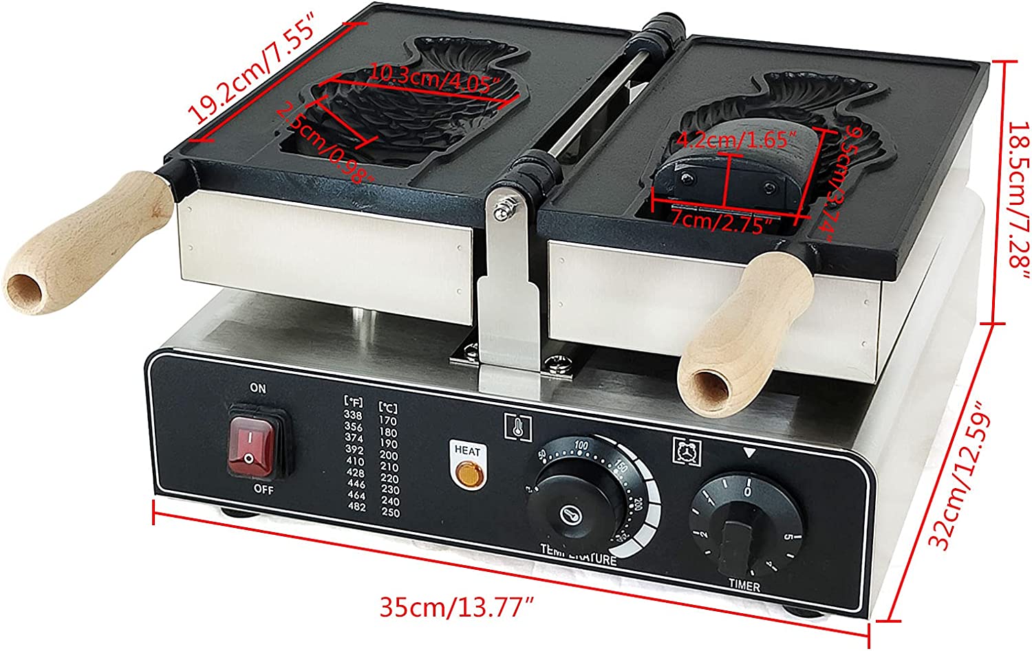 Waffle Taiyaki Maker