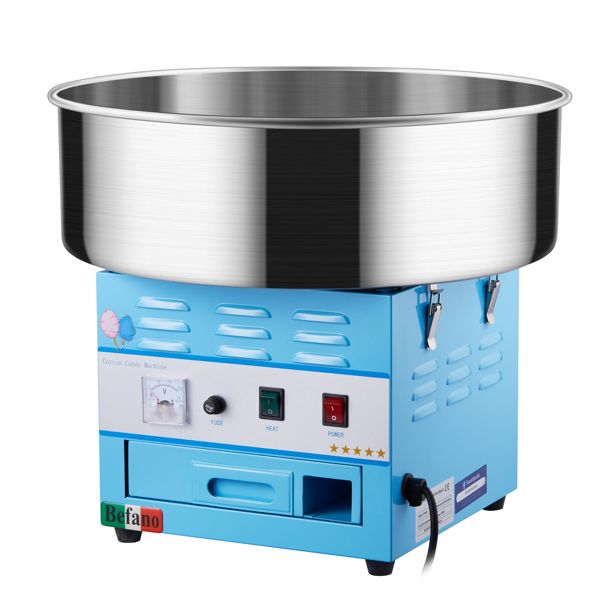 Kimcocina Electric Candy Floss Machine ECF-465B