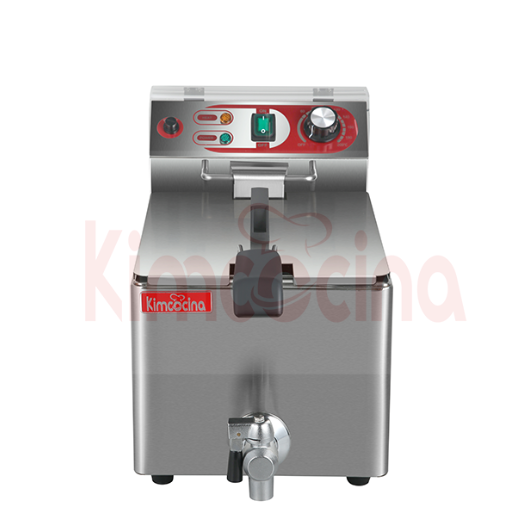 Commercial Deep Fryer 8L Single Tank Timer Drain Electric Restaurant Fryer PrIce rohs ce machine gastro
