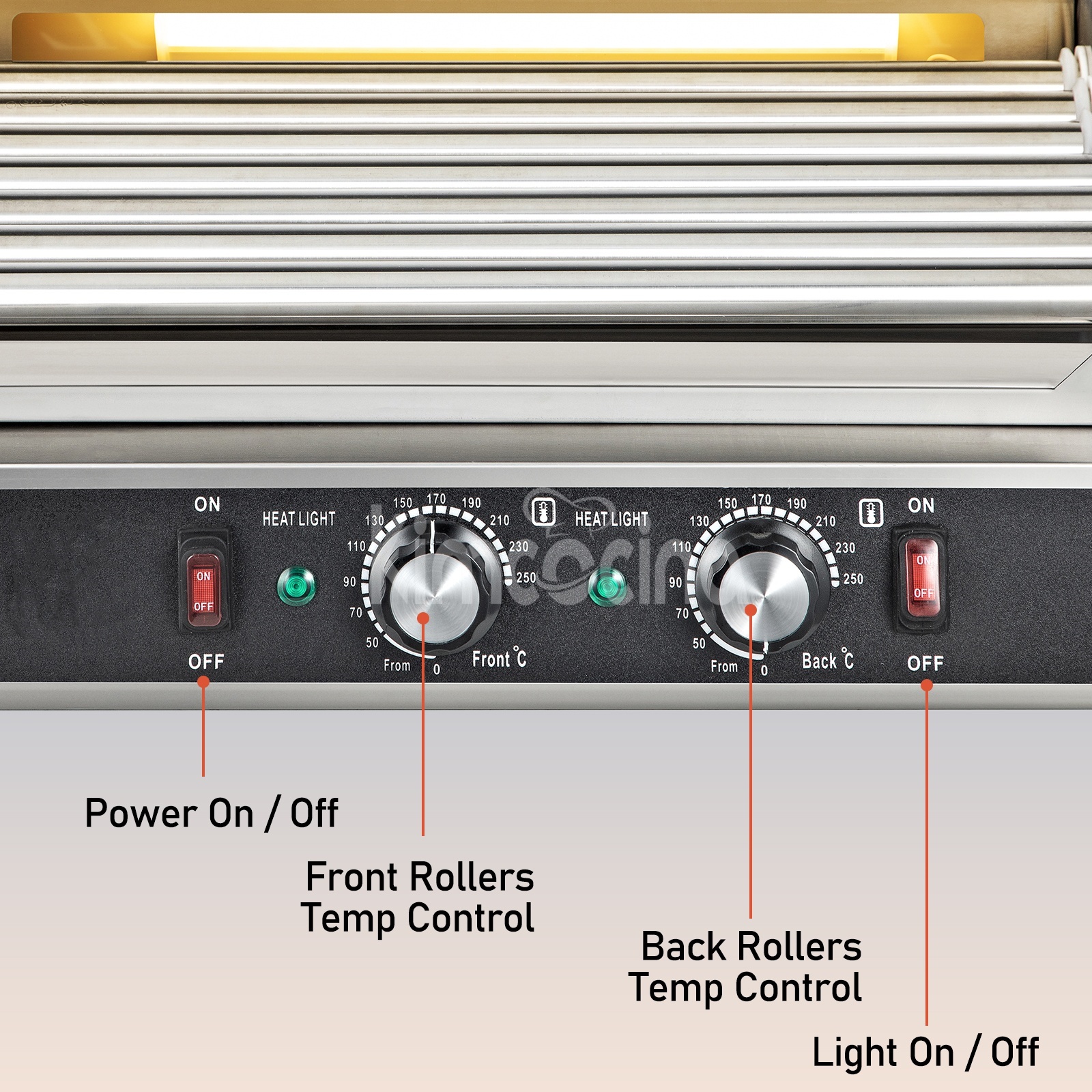 kimcocina Electric Hot Dog Grill