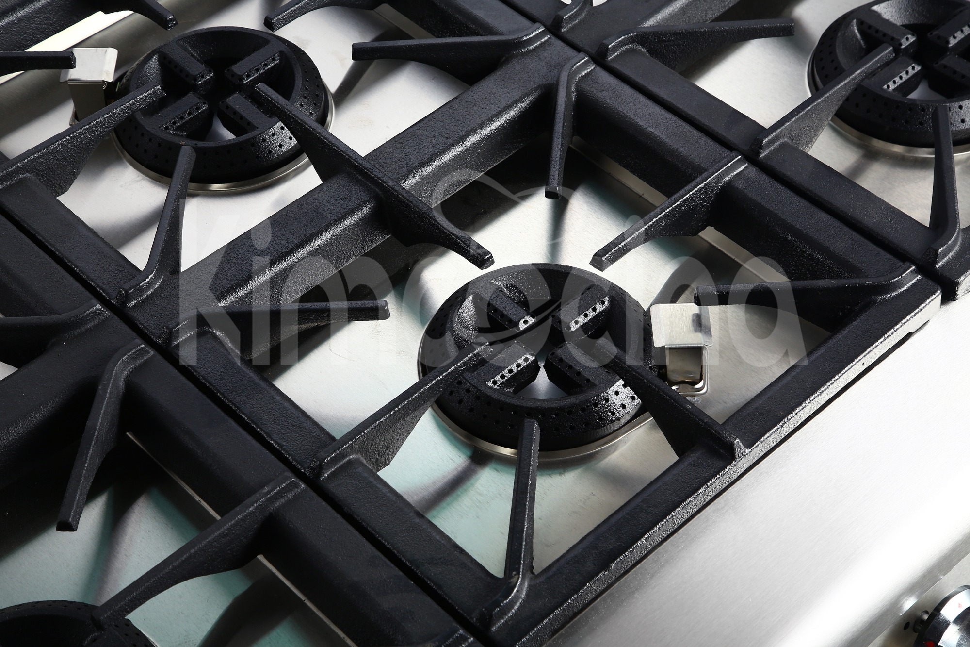 kimcocina 6-Burner Gas Range With Electric Oven Burner:USA Style