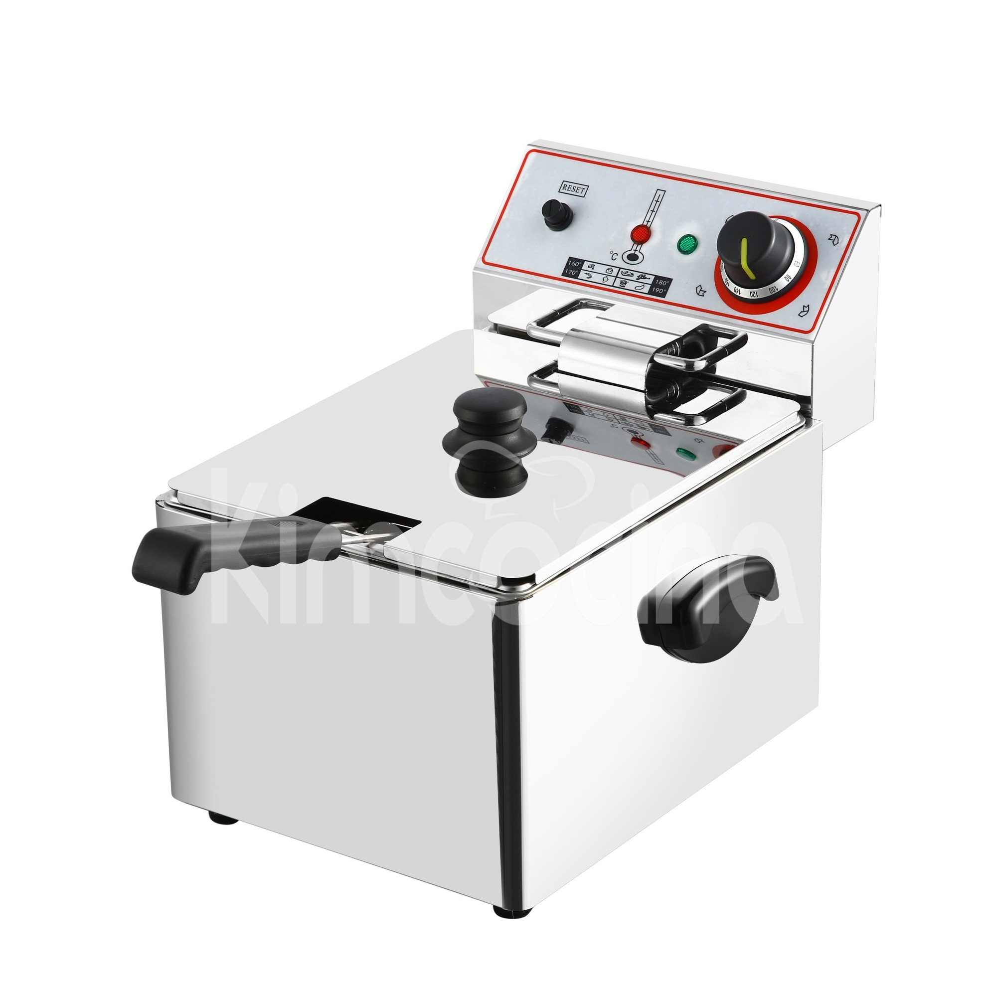 kimcocina 1-Tank 1-Basket Electric Fryer