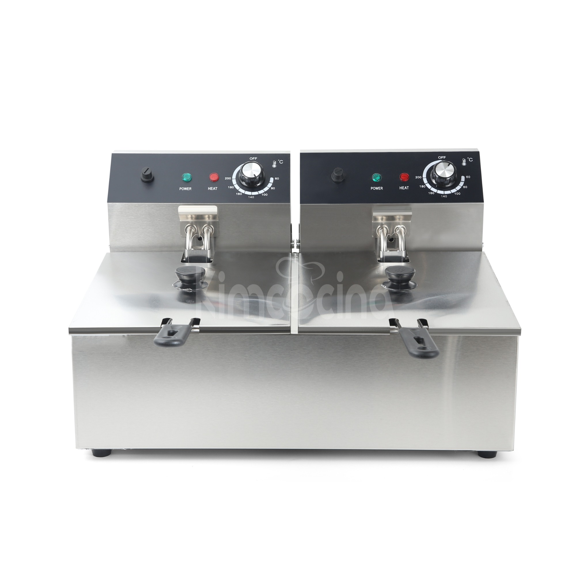 double tank electric fryer