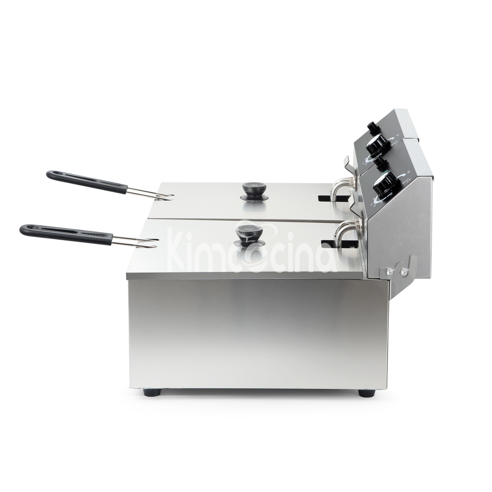 double tank electric fryer