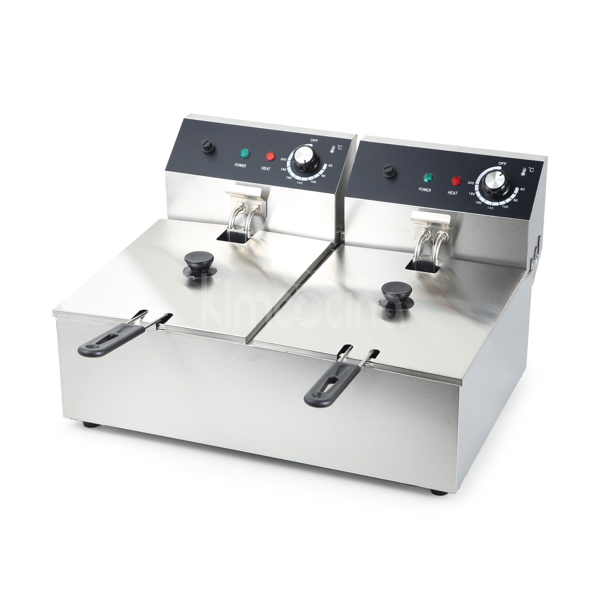 double tank electric fryer