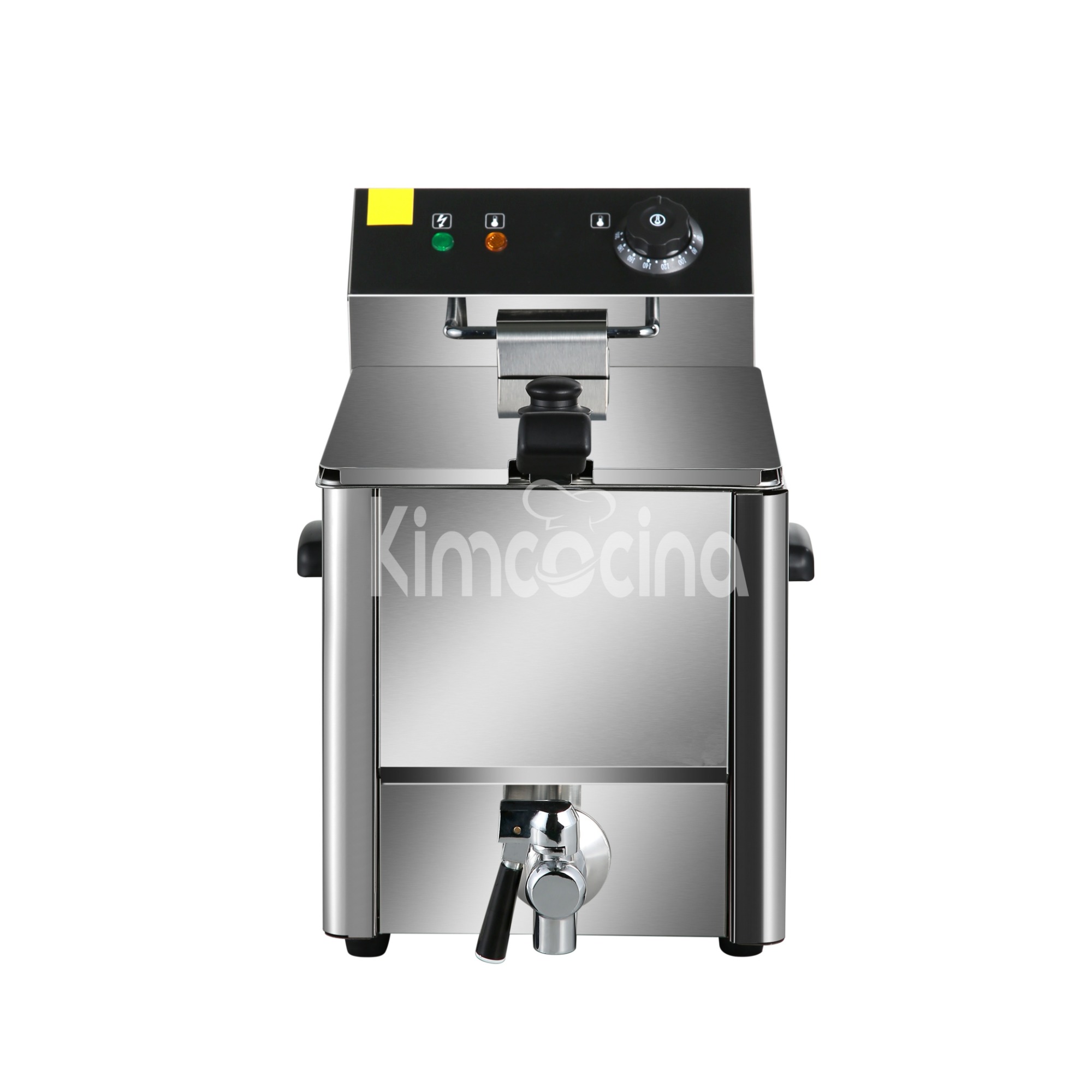 Commercial Deep Fryer 8L Single Tank Timer Drain Electric Restaurant Fryer PrIce rohs ce machine gastro
