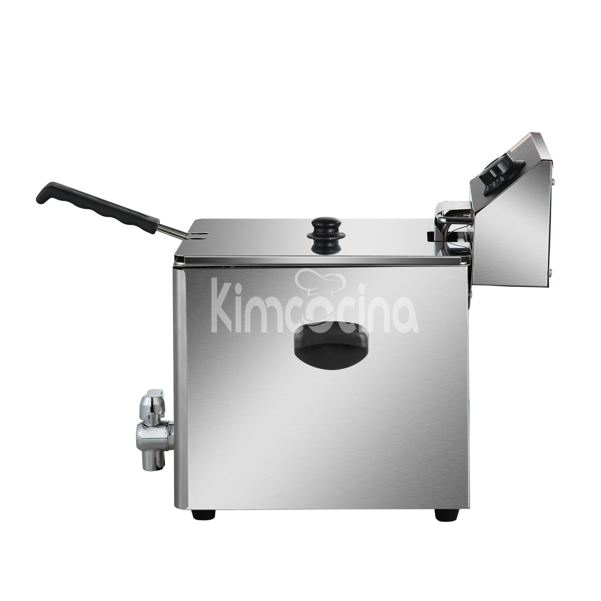 Commercial Deep Fryer 8L Single Tank Timer Drain Electric Restaurant Fryer PrIce rohs ce machine gastro