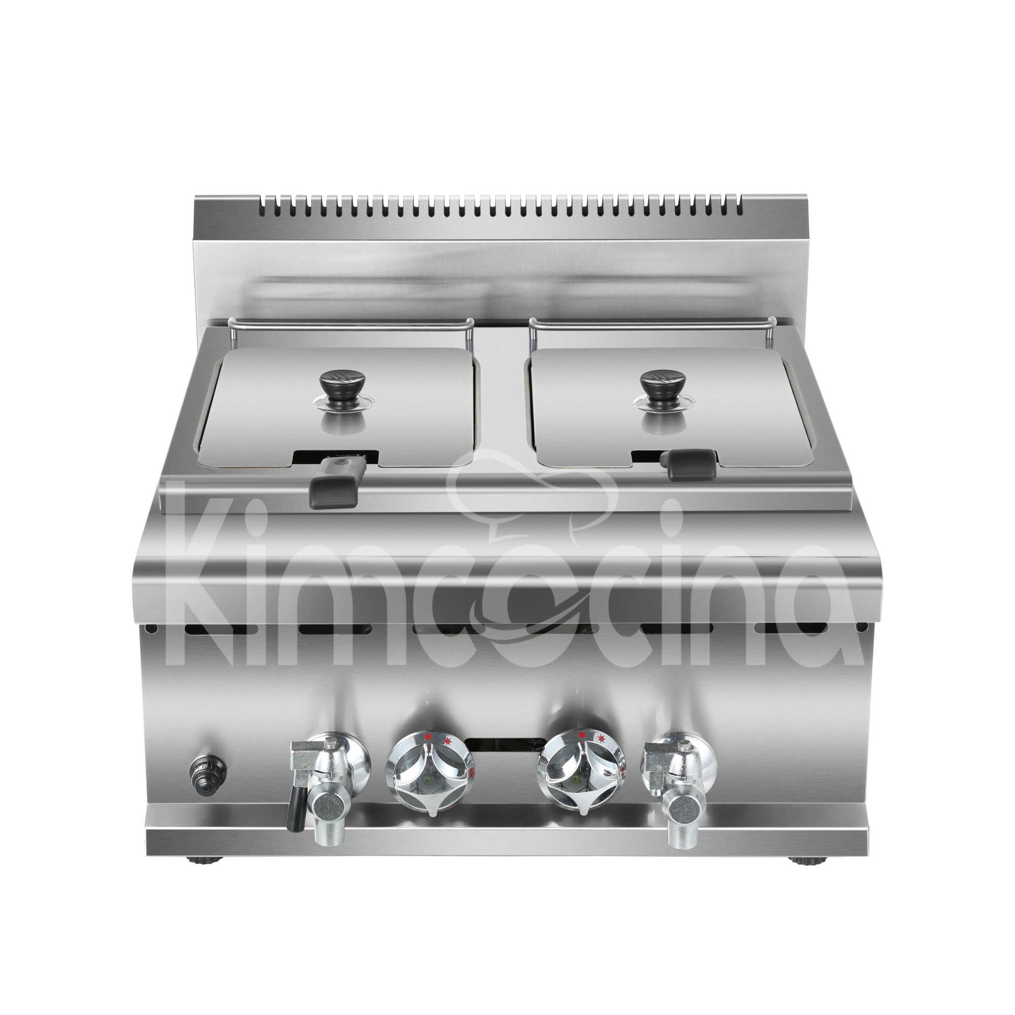 Gas Fryer Counter Top 2-Tank 2-Basket KGF-602