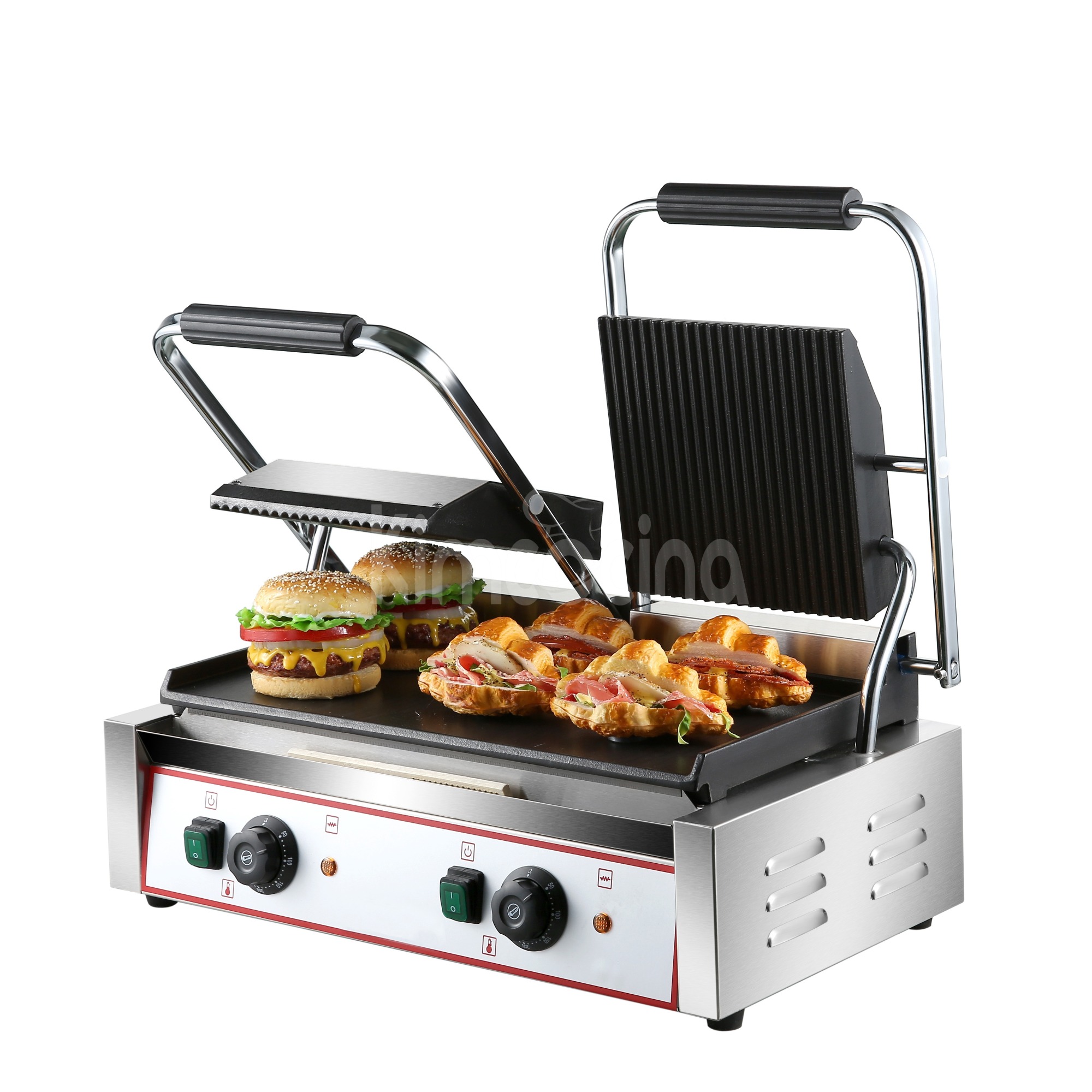 Heavy Duty Twin Panini Contact grill