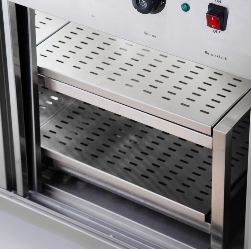 Mobile Wet Bain Marie Top & Hot Cupboard with Heated Buffet Gantry (120cm)