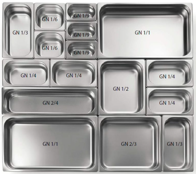 GN PAN Stainless Steel Chafing Steam Table Pan