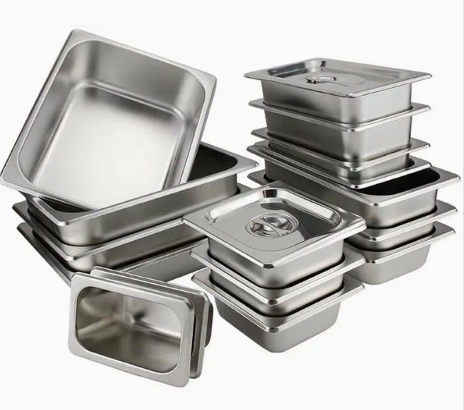 GN PAN Stainless Steel Chafing Steam Table Pan