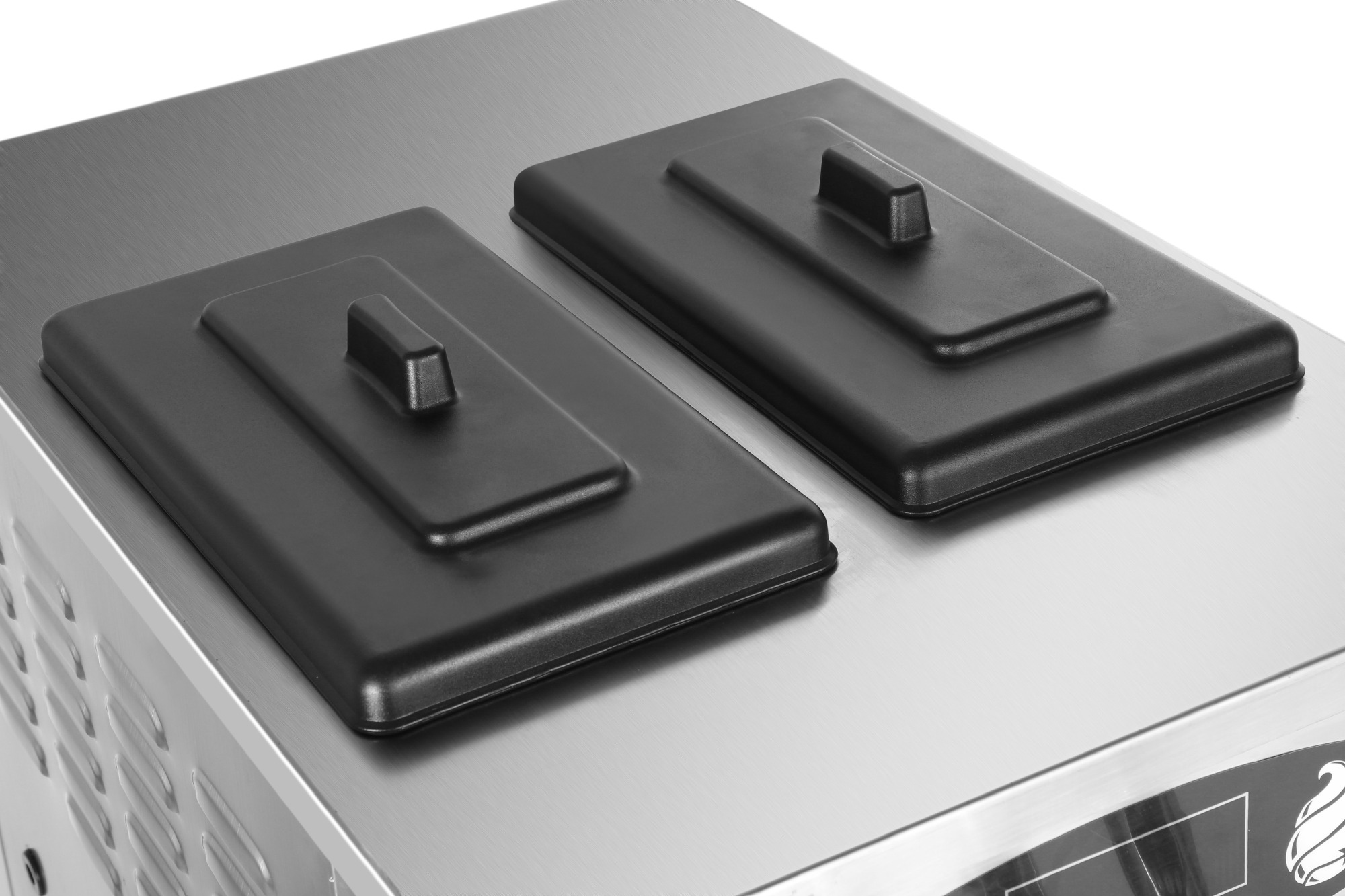 Commercial Soft Ice Cream Machine, 2200W Serve Yogurt Maker, 3 Flavors Ice Cream Machine