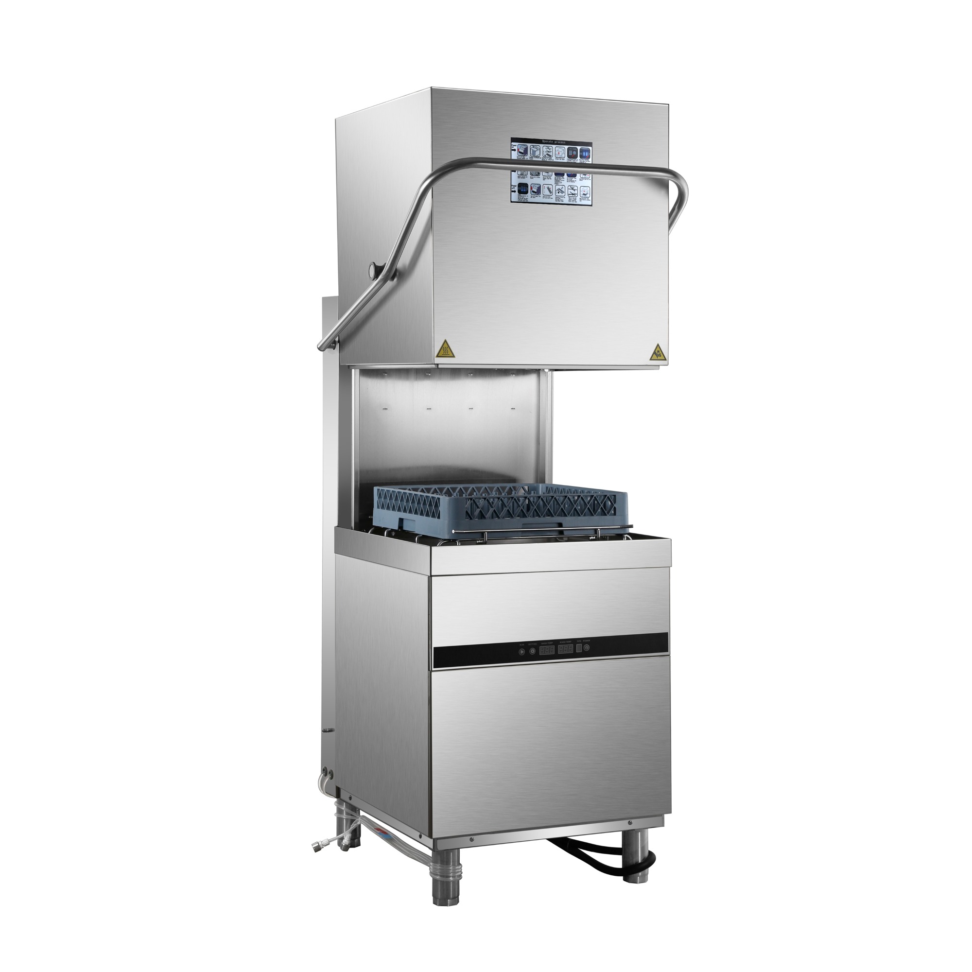 Pass through dishwasher 60 baskets/hour Rinse aid pump Detergent pump 220V