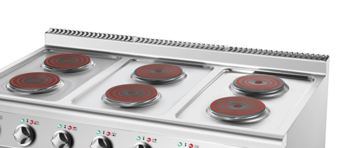 27.5 inch Professional 6*2Kw hot plate Electric Cooktop with Oven freestanding