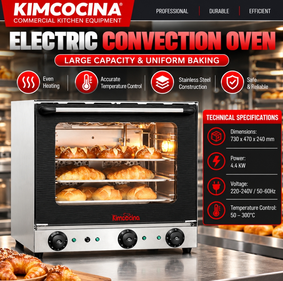 Electric convection oven