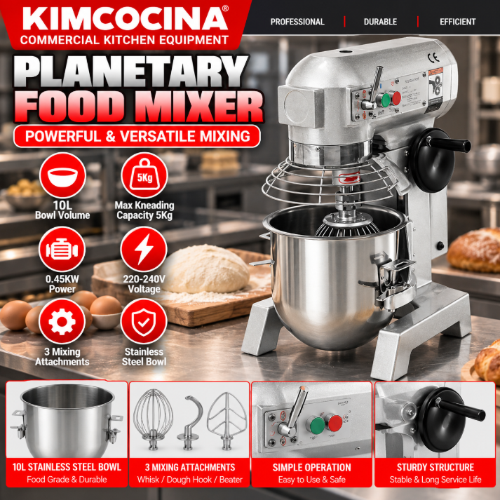 Food planetary mixer (with cover)